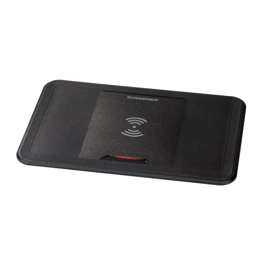 SC-CW-2GT – SCANSTRUT Wireless Cellular Phone Charger, Qi Charging Pad 15 Watt Output 12/ 24 Volt Input Voltage Recta...